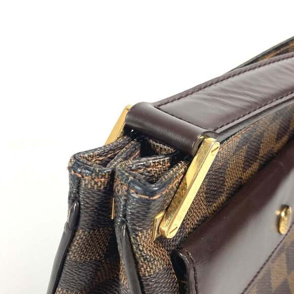LOUIS VUITTON Authentic Brown Damier Canvas Shoulder Bag